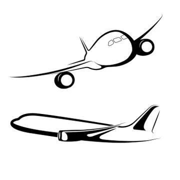 Vector drawn fighter, isolated on white background. Stock Illustration
