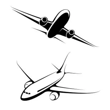 Vector drawn fighter, isolated on white background. Stock Illustration