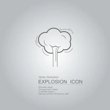 Vector drawn smoke. The background is a gray gradient. Stock Illustration