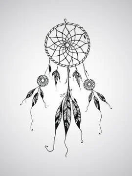 Vector dream catcher Stock Illustration