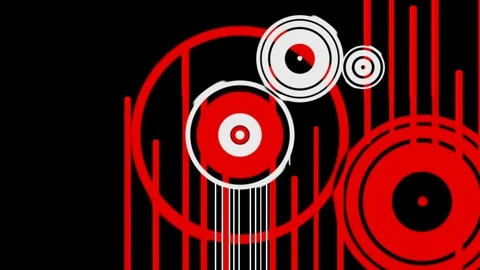 Vector drip circle Video stock 99438165