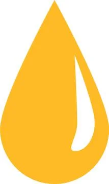 Vector drop of oil isolated on white background. Vector illustration for your Stock Illustration