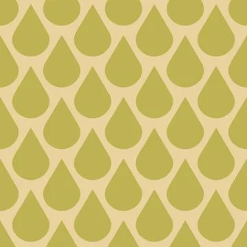Vector drops seamless pattern in fall colors Stock Illustration