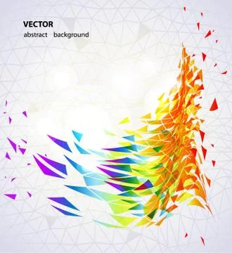 Vector  dynamic  background Stock Illustration