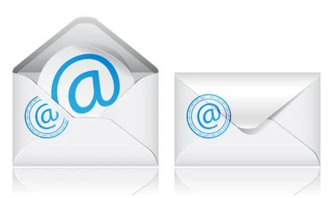Vector e-mail icons Stock Illustration