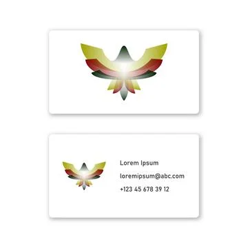 Vector eagle in gradient style . Editable illustration Illustrazione stock