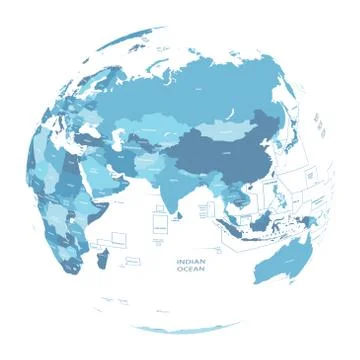 Vector Earth globe  Stock Illustration