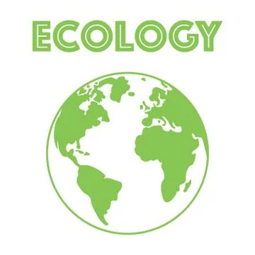 Vector of a earth logo combination. Planet and eco symbol or icon. Unique global Illustrazione stock