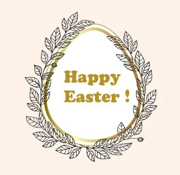 Vector Easter background Stock Illustration
