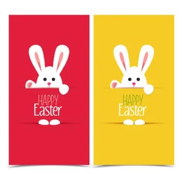 Vector Easter bunny Stockillustratie
