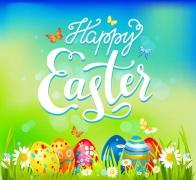 Vector easter card Stock Illustration