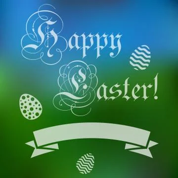 Vector easter card Stock Illustration