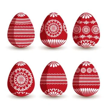 Vector Easter eggs Stock Illustration