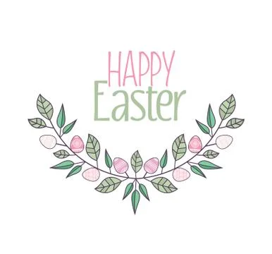 Vector Easter eggs 库存插图