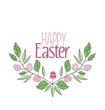 Vector Easter eggs Stock Illustration