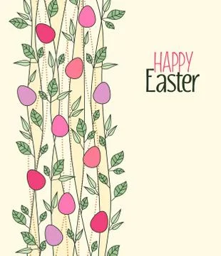 Vector Easter eggs Stock Illustration