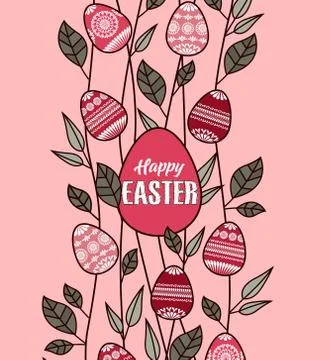 Vector Easter eggs Stock Illustration