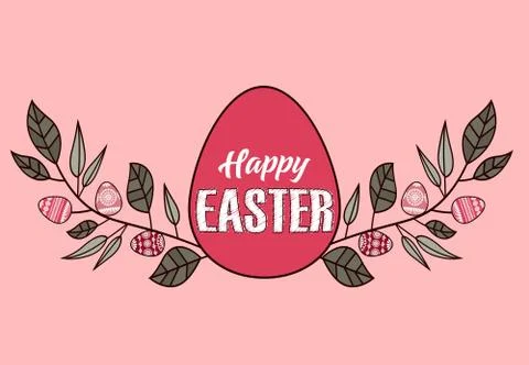 Vector Easter eggs Stock Illustration