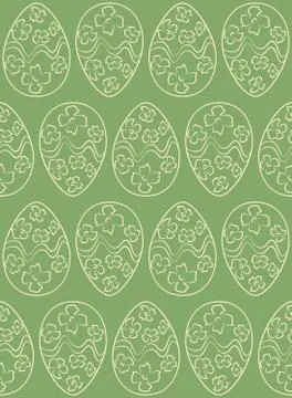 Vector Easter pattern. Eggs ornament. Repeated background for website, wall.. 스톡 일러스트