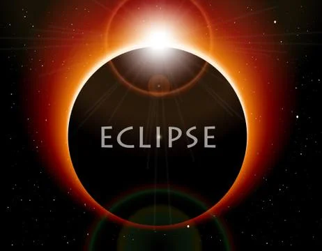Vector eclipse Stock Illustration
