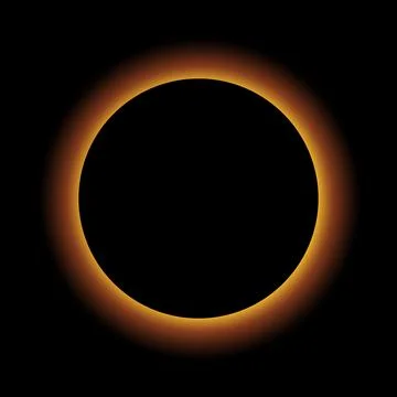 Vector eclipse of the sun Stock Illustration