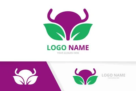 Vector eco bladder logo combination. Urinary tract logotype design template. Stock Illustration
