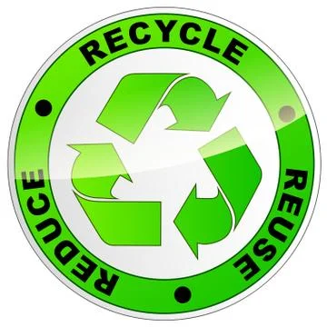 Vector eco recycle sign Stock Illustration