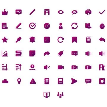 Vector of Education Icon Set. Perfect for user interface, new application. Stock Illustration
