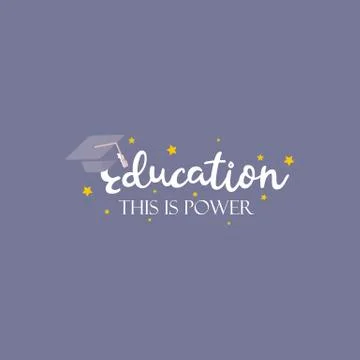Vector Education illustration concept.knowledge icon in flat style Stock Illustration