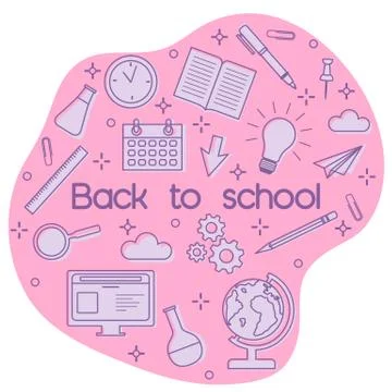 Vector Education Learning Back to school Study Stock Illustration