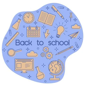 Vector Education Learning Back to school Study Stock Illustration