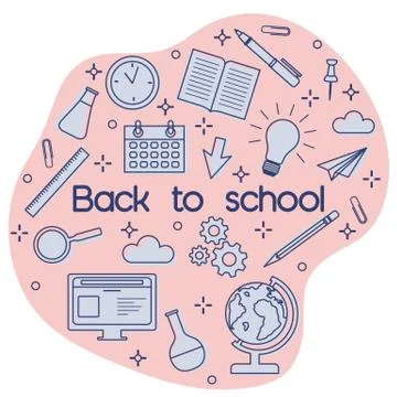 Vector Education Learning Back to school Study Stock Illustration