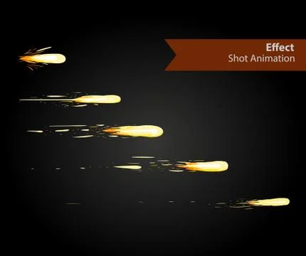 Vector effect for game. Explode animation. Stock Illustration