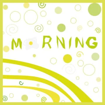 Vector of egg  and green fresh background Stock Illustration