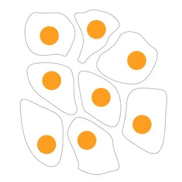 Vector eggs set for your ideas Stock Illustration