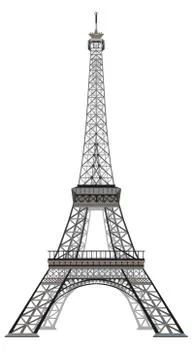 Vector Eiffel Tower Illustrazione stock