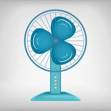 Vector electric fan Stock Illustration