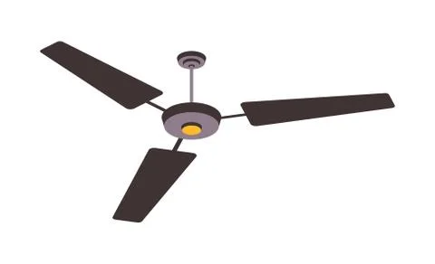 Vector electric fan isolated on background. Household devices for air cooling イラスト素材