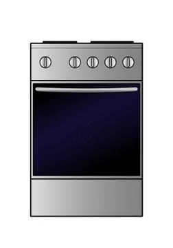 Vector electric stove Stock Illustration