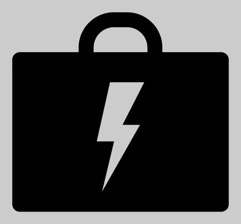 Vector Electric Toolbox Icon Illustration Stock Illustration
