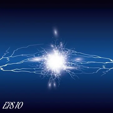 Vector Electricity charge. Illustrations on a transparent background. Stock Illustration