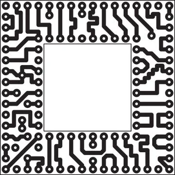 Vector electronic element - slot Stock Illustration