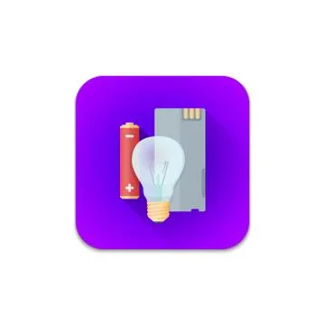 Vector electronic recycle waste icon. Illustrazione stock