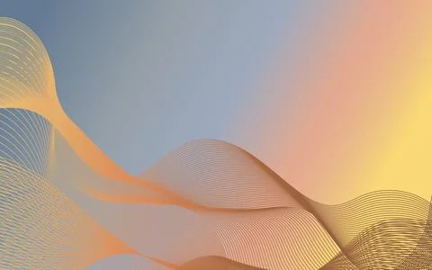 Vector elegant abstract background with light waves. Modern design Stock Illustration