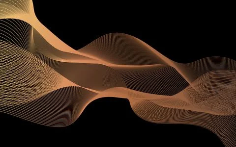 Vector elegant abstract background with luxury gold lines. Golden light vector Stock Illustration