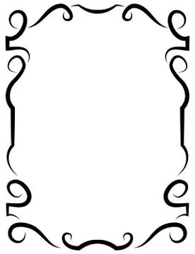 Vector elegant framework for design Stock Illustration
