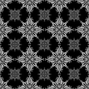 Vector elegant seamless pattern. Stock Illustration