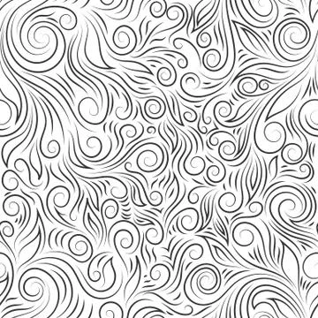 Vector Elegant Swirl Pattern Stock Illustration