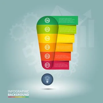 Vector element for infographic. Stock Illustration