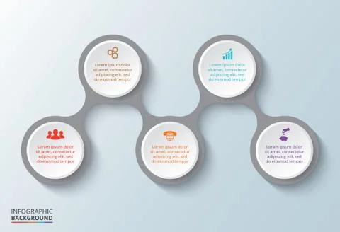 Vector element for infographic. Stock Illustration